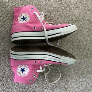 Pink High Top Converse
